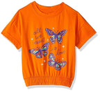 T2F Girls Cotton Printed Regular Fit Crop Top (Pack of 5)