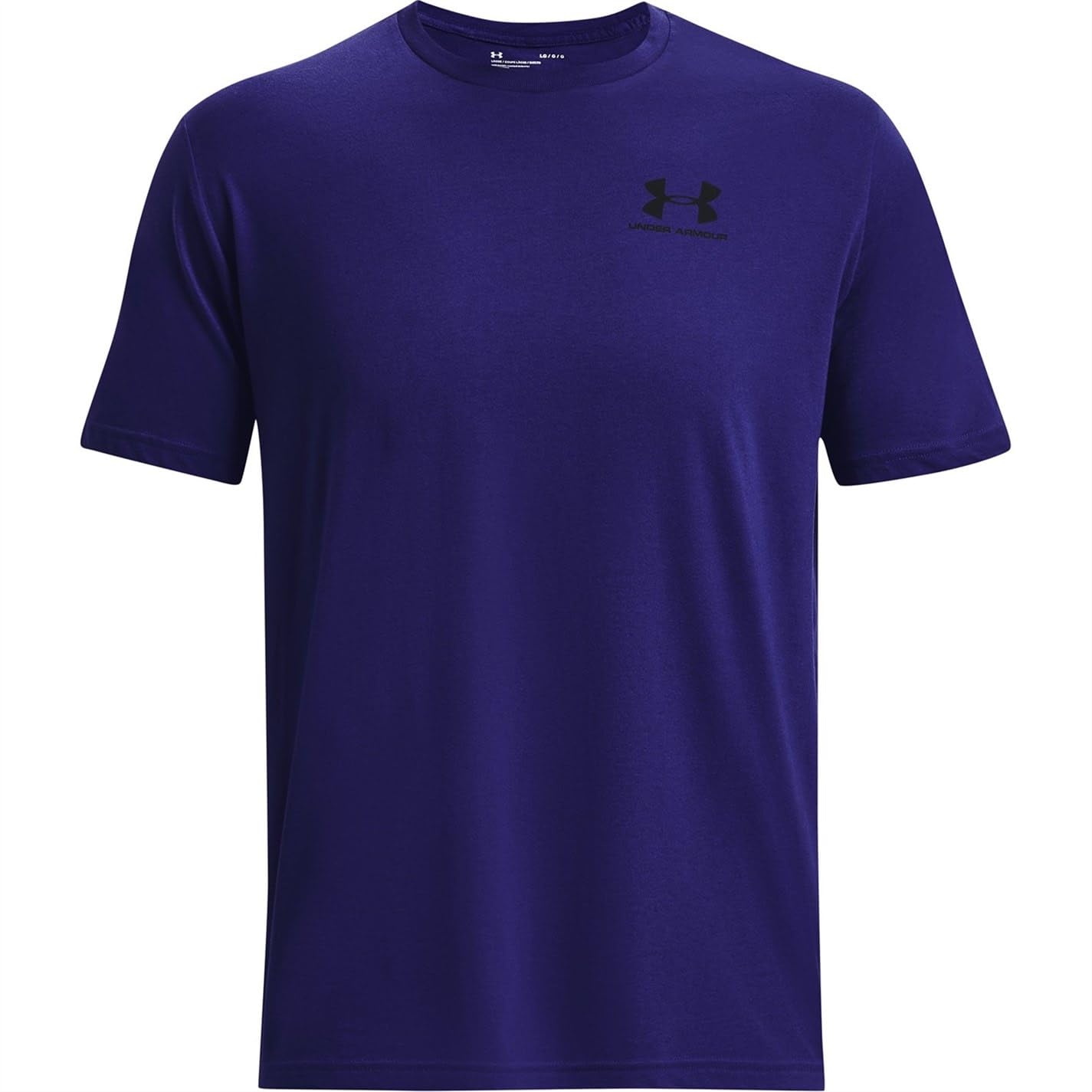Under Armour Men's Sportstyle Left Chest Short-Sleeve T-Shirt, (468) Sonar Blue/Black/Black, X-Small