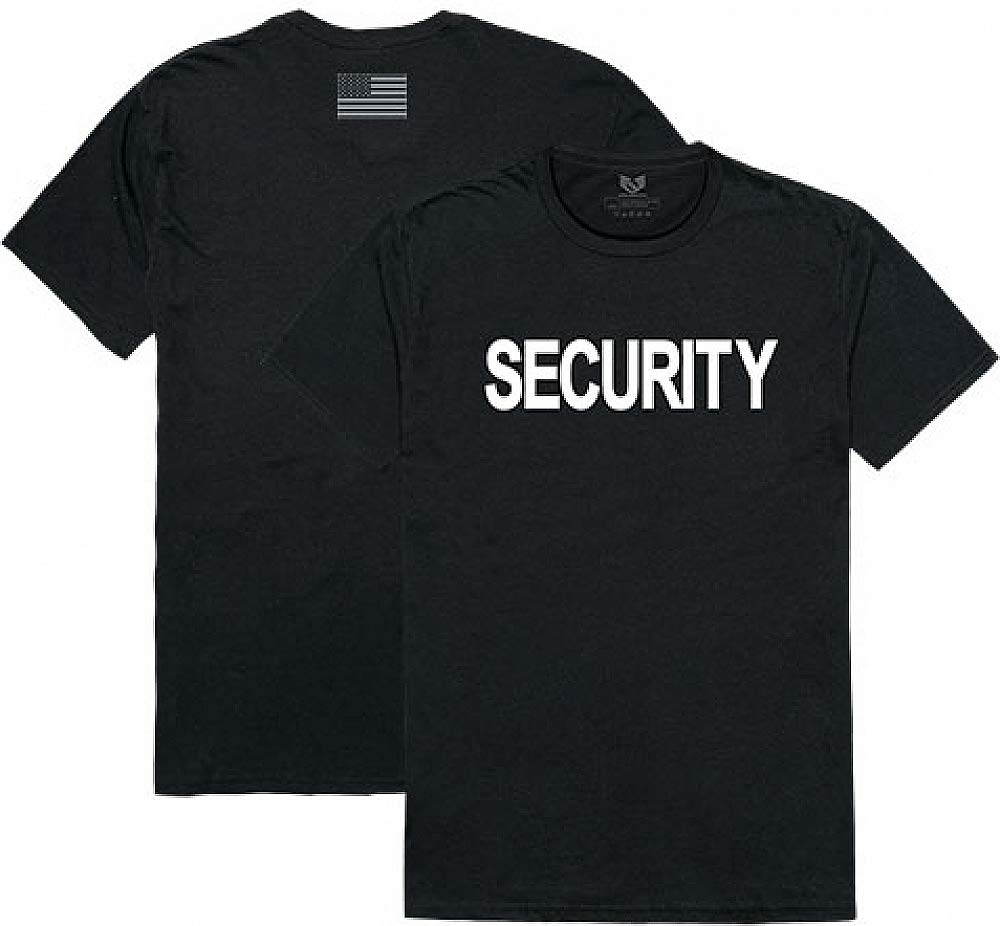 Relaxed Graphic T's, Security, Black, L