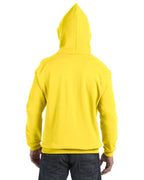 Hanes Men's Pullover EcoSmart Hooded Sweatshirt, yellow, 2XL