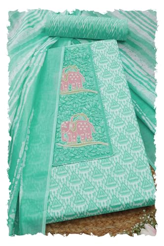 Soch Women Cotton Ethnic Motifs Unstitch Dress Material