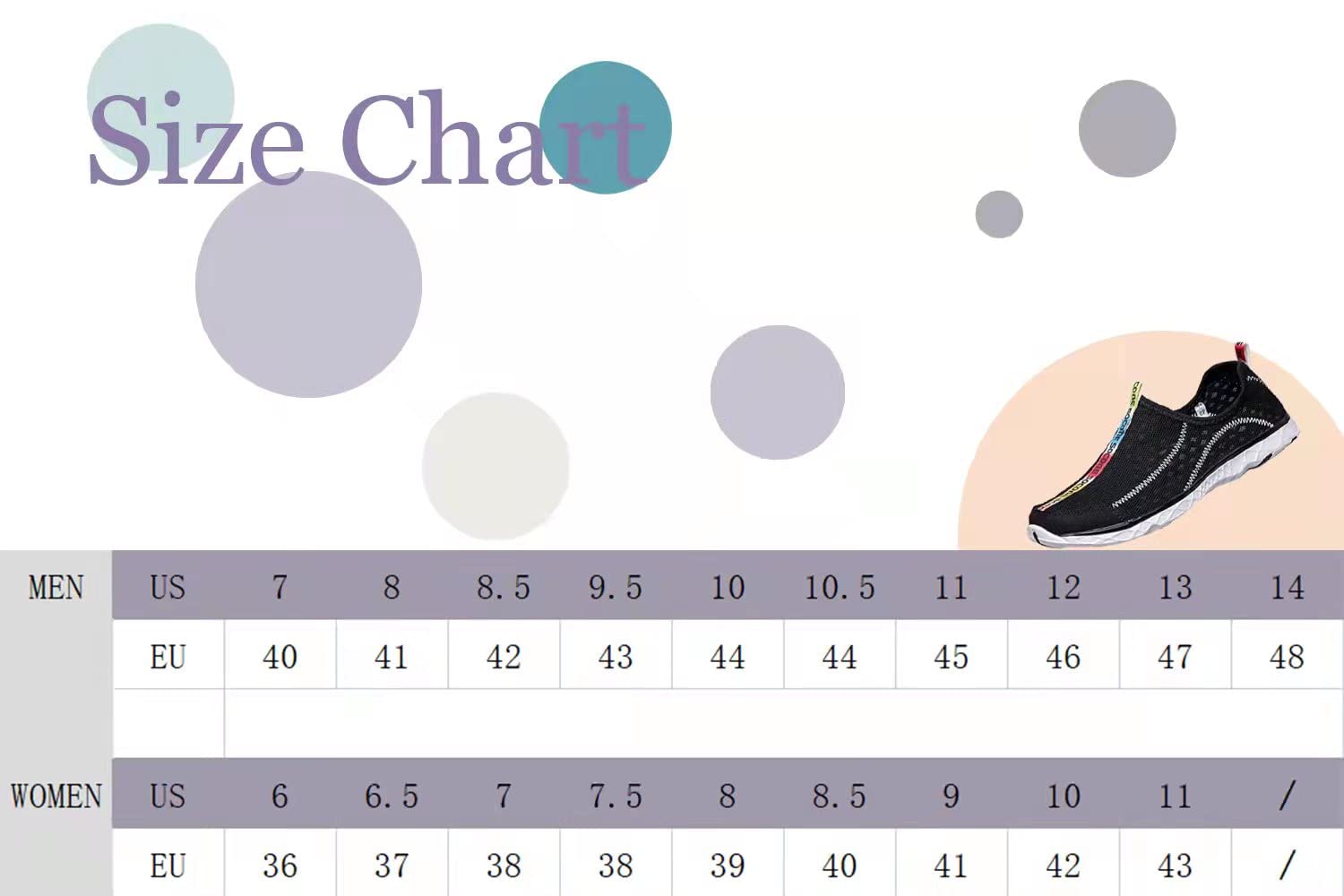 Zhuanglin Men's Quick Drying Aqua Water Shoes Navy 8