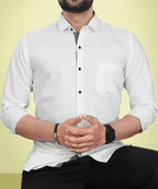 Pinkmint Men Solid Regular Fit Shirt