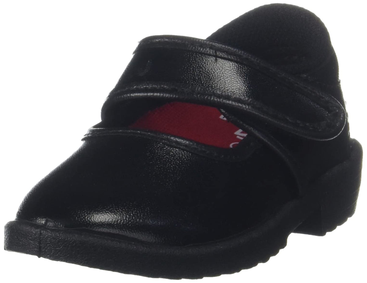 Bata Girls Velcro School Shoes  Black (8 Uk) 8