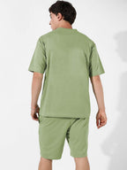 Finivo Fashion MenS Night Suit | Co-Ord Set | Lounge-Wear Nightdress Pajama Set | Summer Night Wear | Printed Casual Pajama Shor