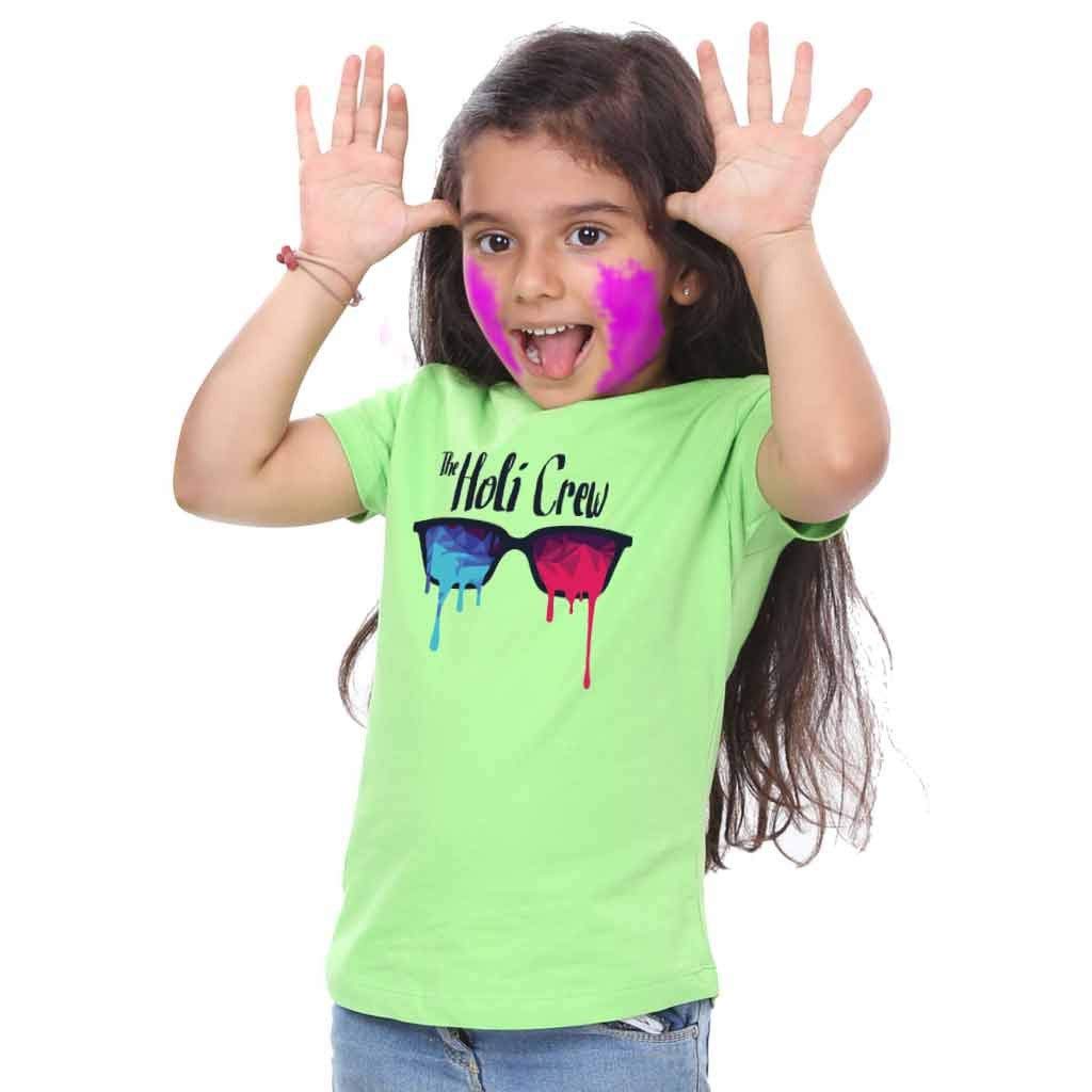 Bon Organik Holi Crew for Girl(BON1229-HT-BG-G-12-24M1T Tee) Green
