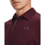 Under Armour Men's Tech Golf Polo, Maroon (609)/Graphite, Large Tall