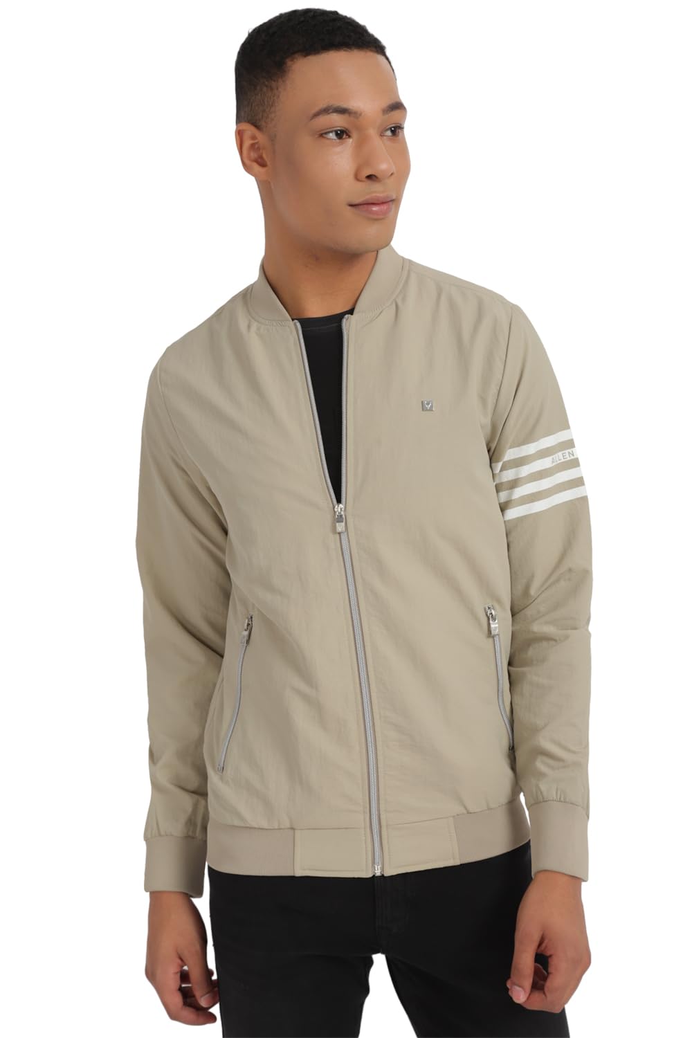 Allen Solly Men Striped Casual Full Sleeve Jacket