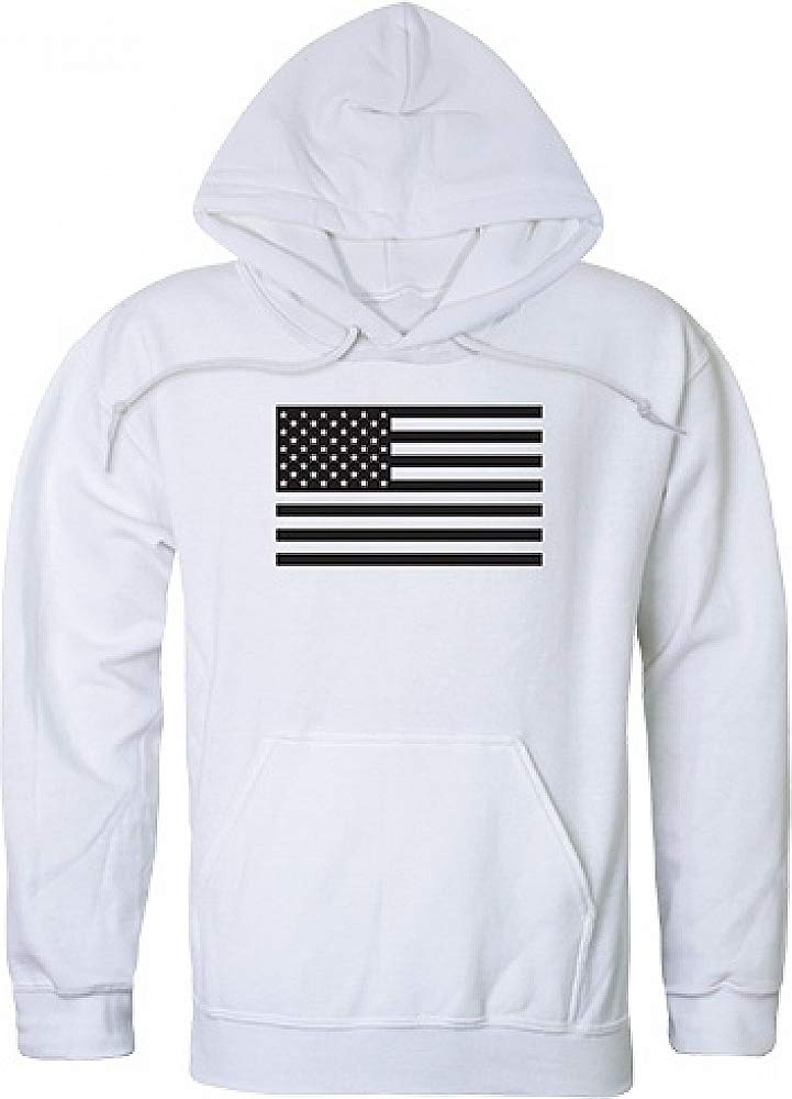 Graphic Pullover, Tonal Flag, White, L