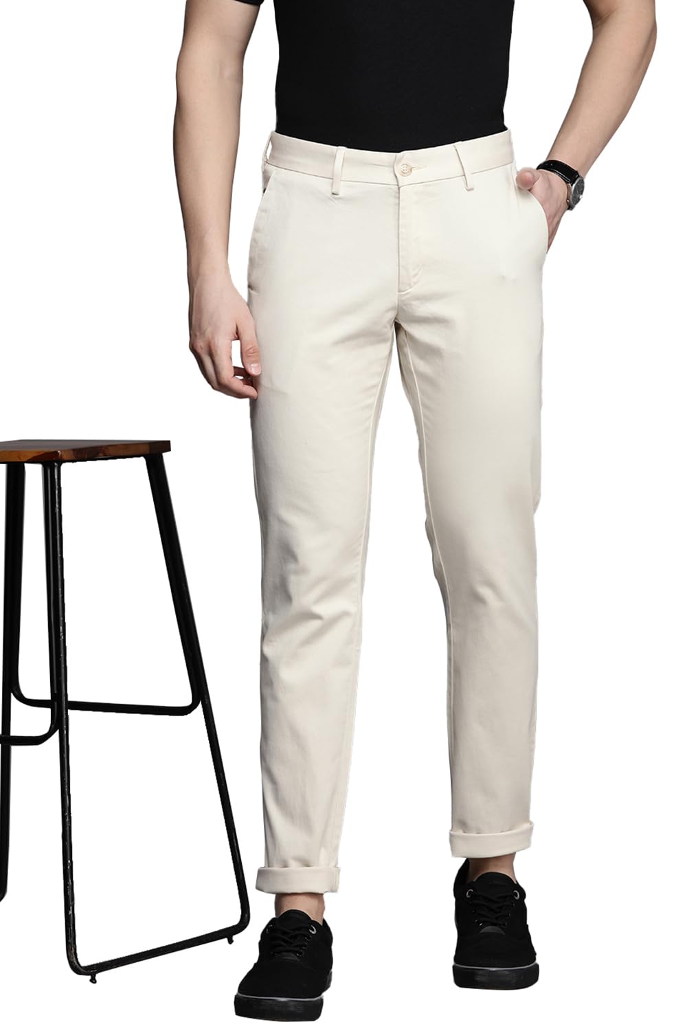 Allen Solly Women Solid Casual Chino Pants