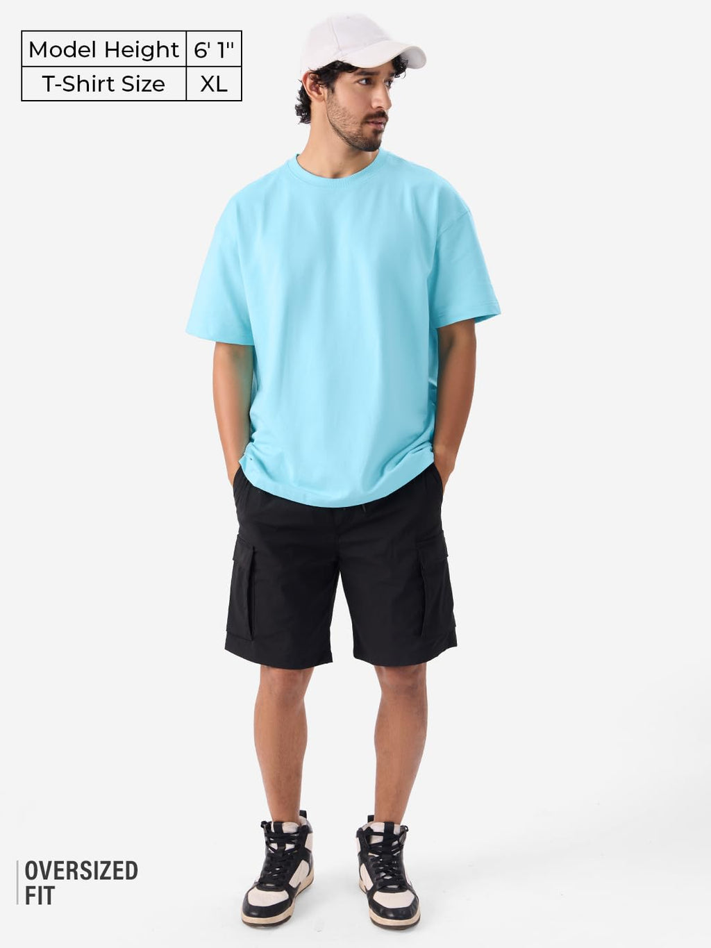 The Souled StoreSolids: Airy BlueOversized T-Shirts