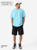 The Souled StoreSolids: Airy BlueOversized T-Shirts