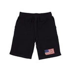 Graphic Shorts, US Flag 2, Black, 2X