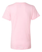 Ladies Relaxed Jersey V-Neck T-Shirt - BERRY - S(D0102H782VT)