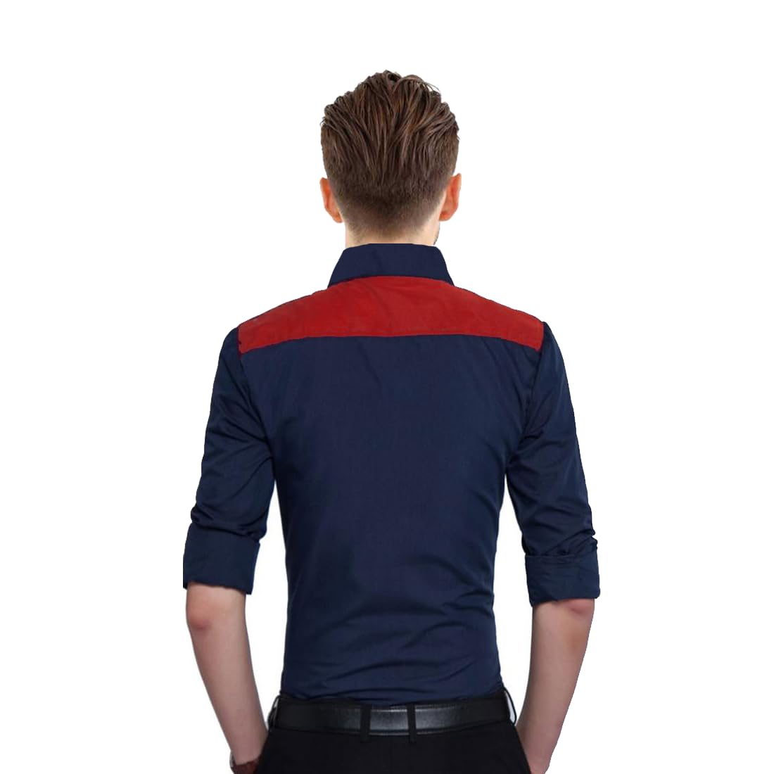 Rebelify Men Regular Fit Solid Casual Shirt