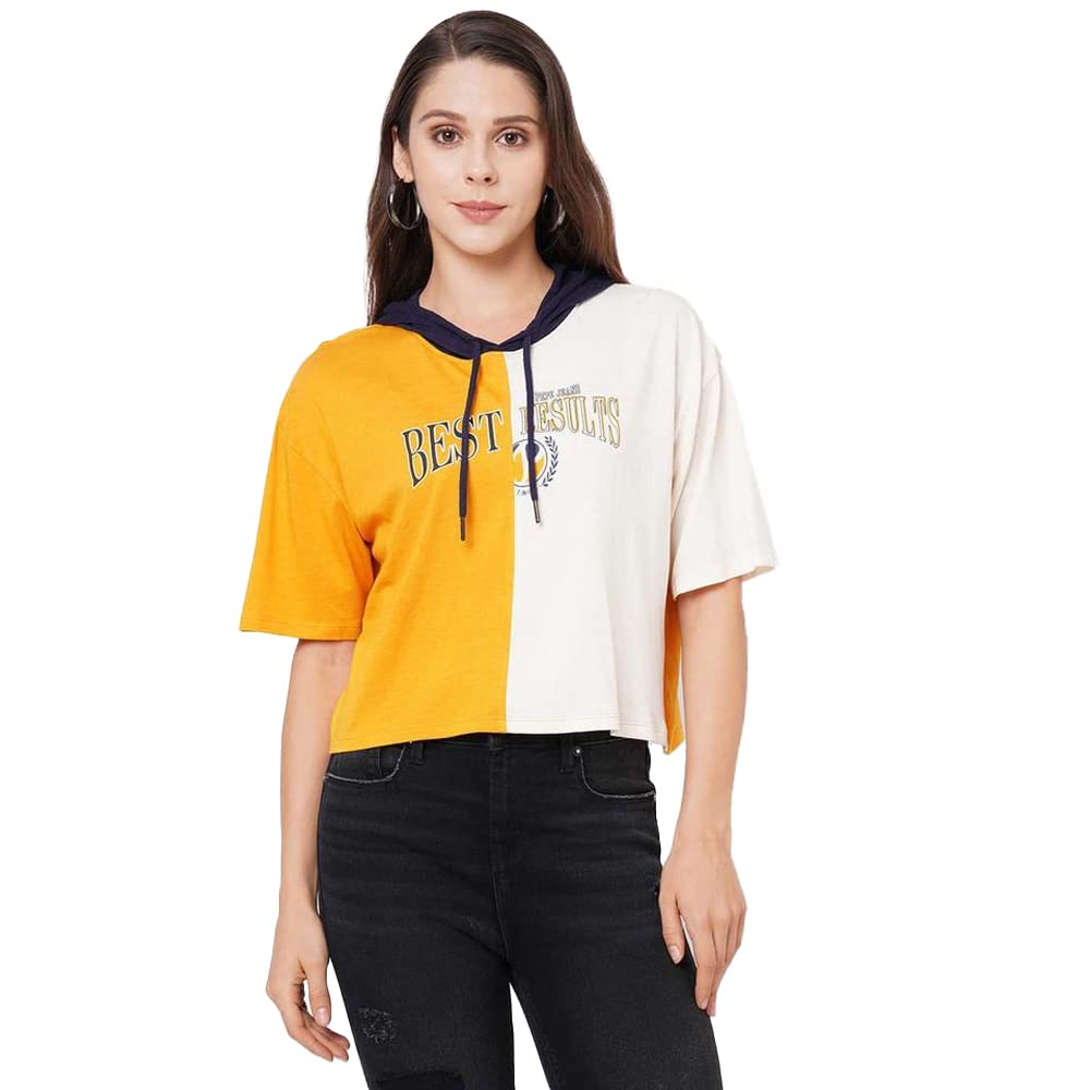 Pepe Jeans WomenS Regular Fit Colour Block T-Shirts
