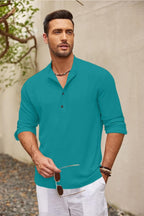 Zartha Mens Regular Fit Solid Cotton Blend Straight Kurta Rama