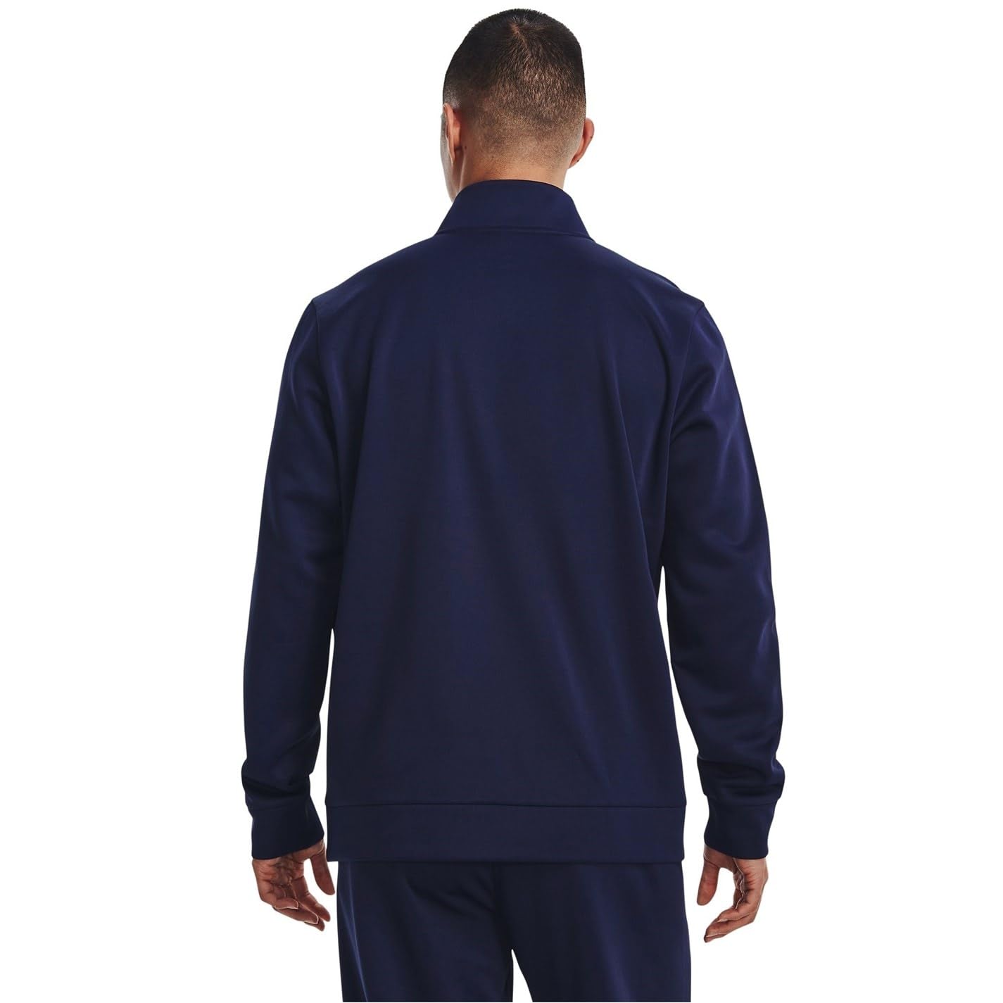 Under Armour Men's ArmourFleece 1/4 Zip, (410) Midnight Navy / / Black, Medium