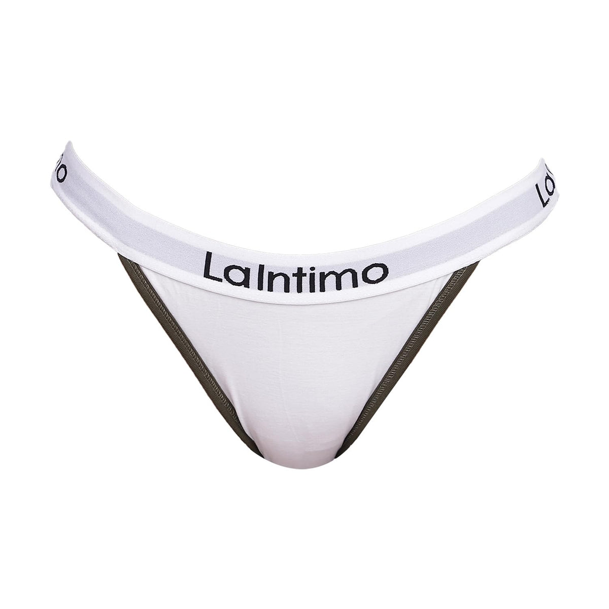 La Intimo Moda Fashionable Antimicrobial Briefs Panty For Women White