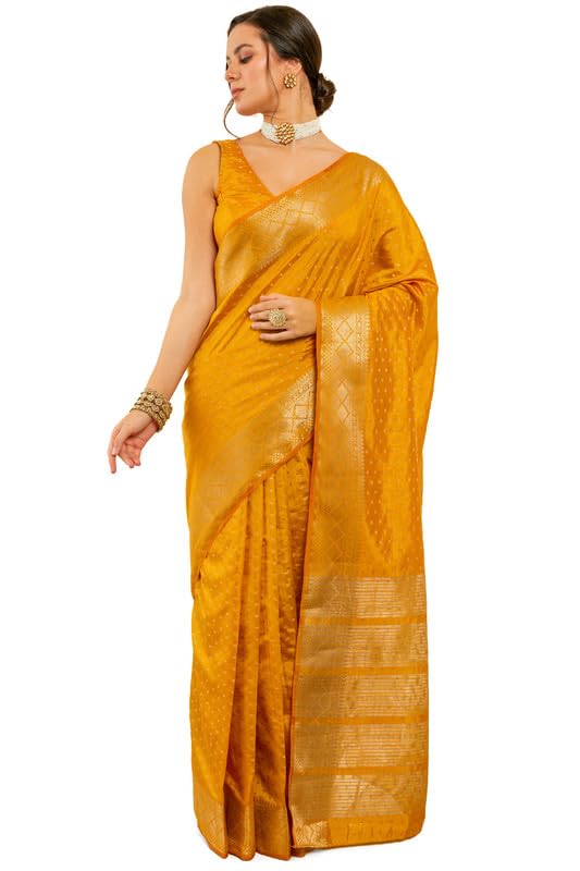 Soch Women Woven Design Art Silk Saree