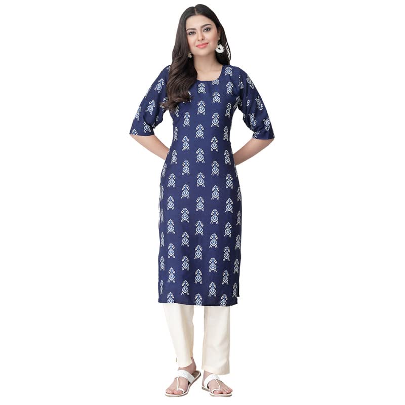 Pinkmint Kurta For Women, Kurta Kurti For Women, Stylish Latest Crepe Kurta, Womens Kurta(530394_Xl)
