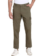 Dennis Lingo Slim Fit Casual Trousers for Men Light Olive