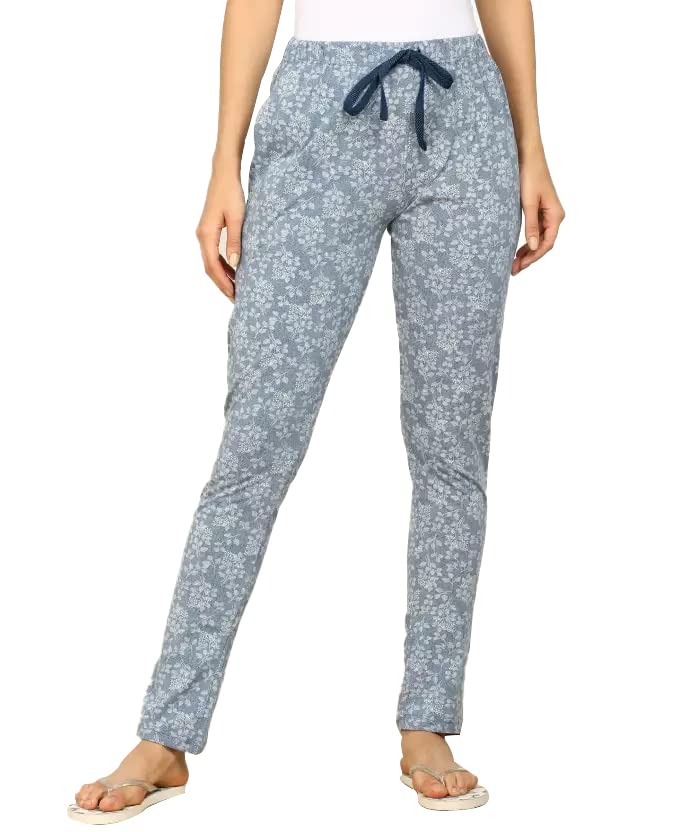 Lyra WomenS Cotton Printed Relax Pyjama With Pocket