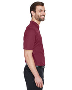 crownLux PerformanceMens Plaited Polo - gRAPHITE - 2XL(D0102H7NA3X)