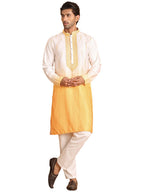 Jompers Mens Ombre Printed Straght Kurta Pyjama Set