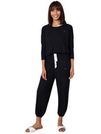 Nykd WomenS Comfortable Everyday Sleep And Lounge Top & Pajama Set/Night Suit With Full Sleeves, Tie-Up Top Detailing And Pocke