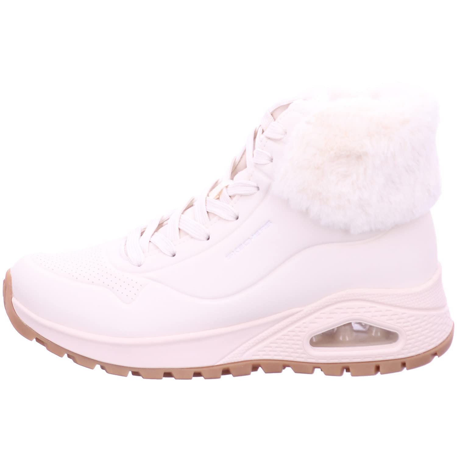 Skechers womens Sneaker Fashion Boot, Natural, 8.5 US