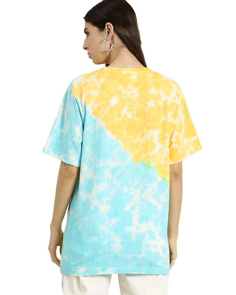 Noble Monk WomenS Pure Cotton Loose Fit Round Neck T-Shirt