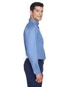 Mens crown Woven collectionSolid Oxford - LIgHT BLUE - S(D0102H7NVU6)