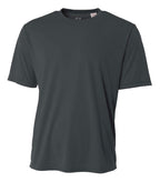 Mens cooling Performance T-Shirt - gRAPHITE - S(D0102H7KDAT)