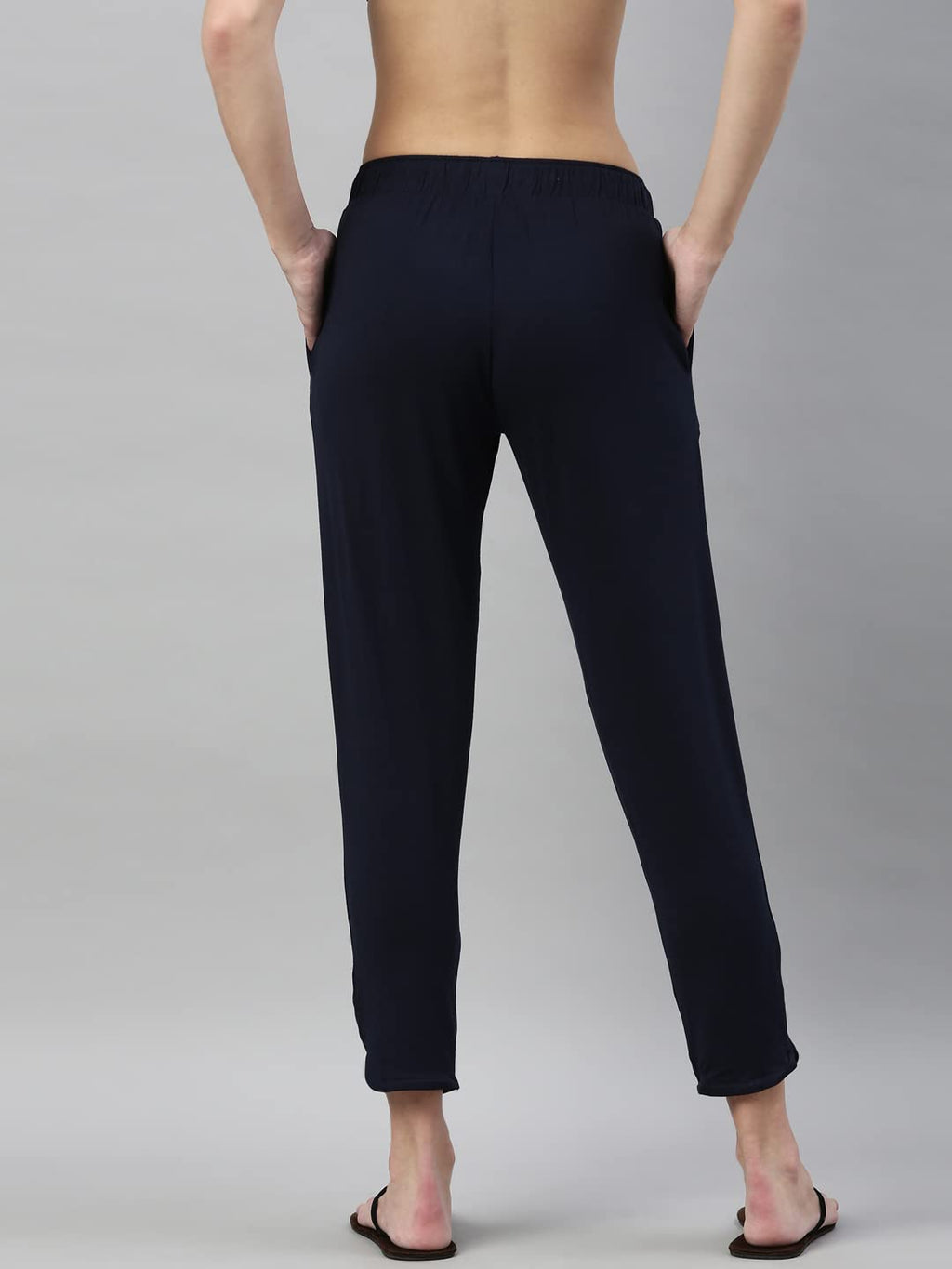 Enamor Essentials E048 Womens Relaxed Fit Printed Lounge Pants