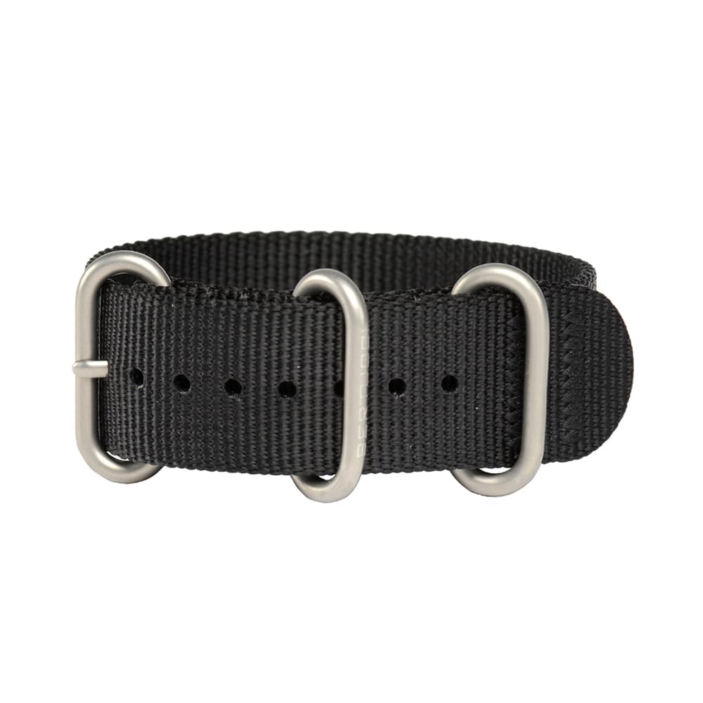 BERTUCCI DX3 Mens Field Watch | Black Nylon Band | Swiss Super Luminous Technology | Innovative Design, Durable Build, Light Wei