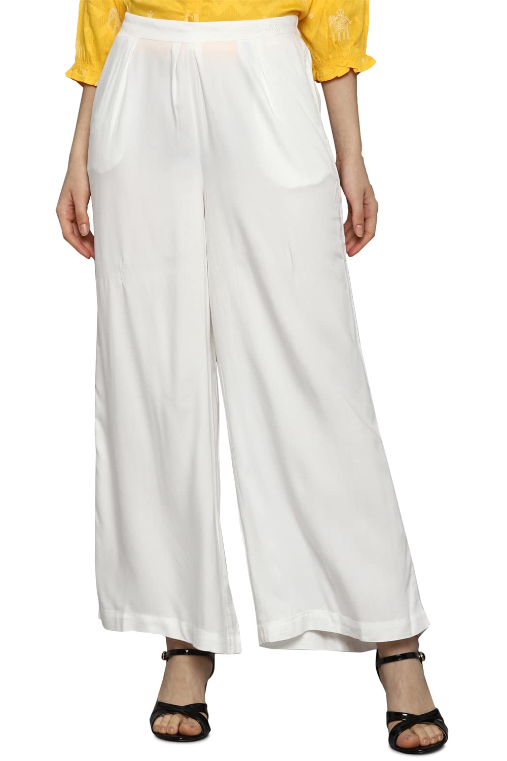 Allen Solly Women Regular Fit Solid Pants