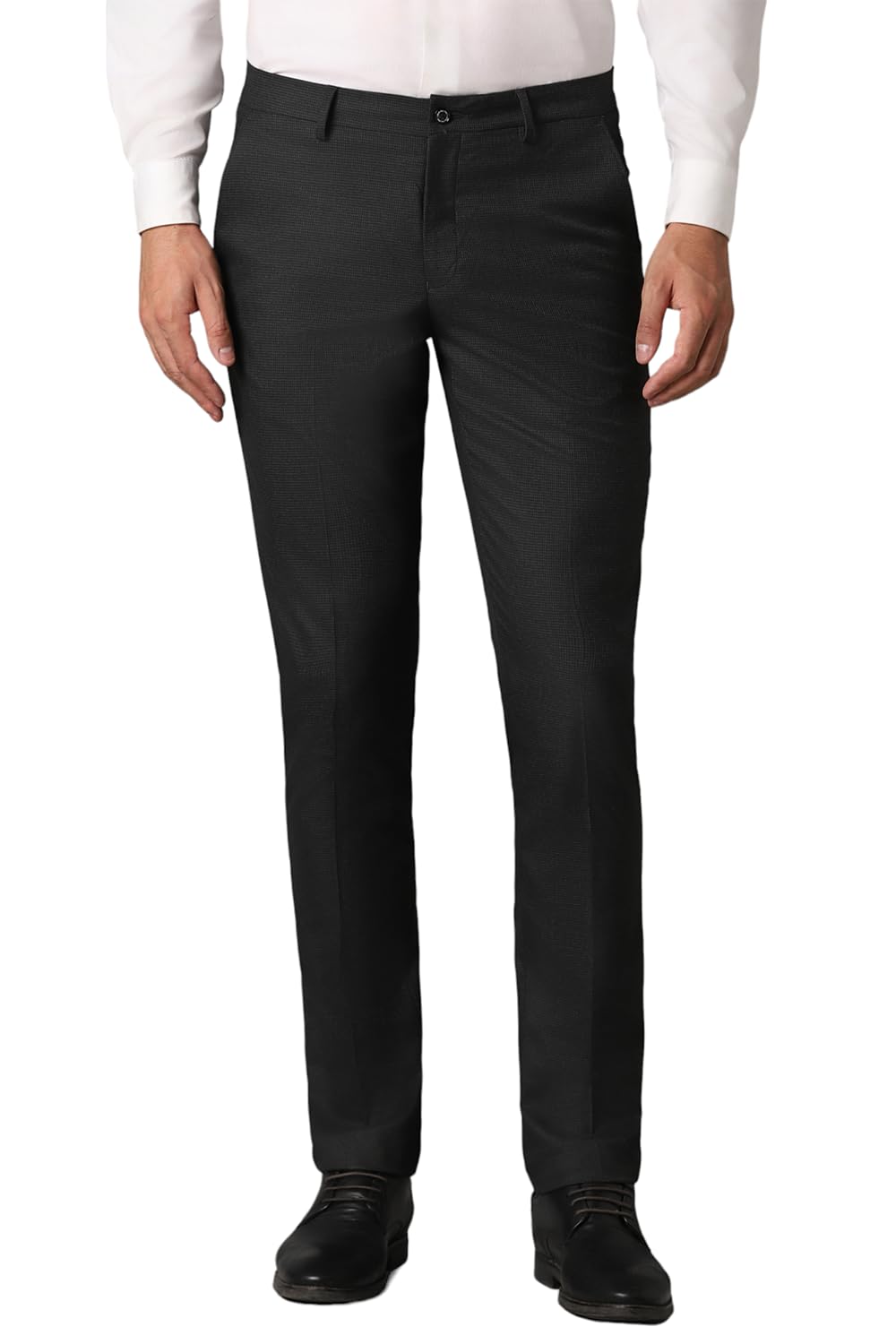 Louis Philippe MenS Super Skinny Pants (Lptfmssbf93751_Medium Grey