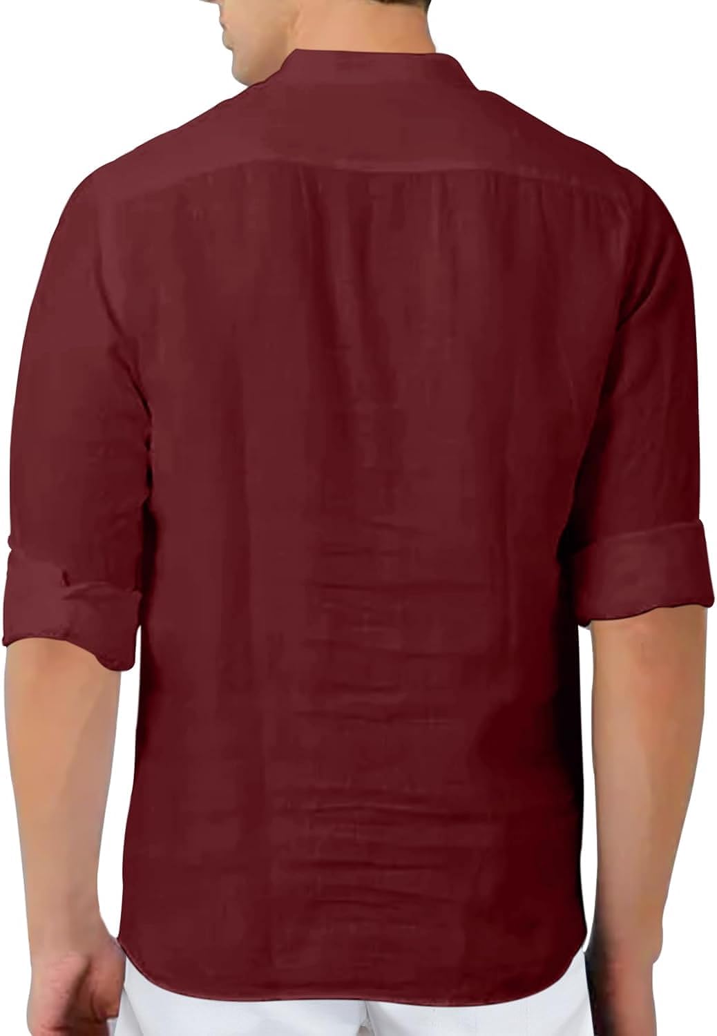 Zartha MenS Regular Fit Solid Pattern Cotton Polyester Blend Kurta With Spread Collar Long Sleeve And Standard Length | Shirt F
