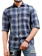 Noble Monk MenS Regular Fit Shirt | Checkered | Full Sleeves | Casual Shirt For Men