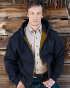 Mens crossfire PowerFleeceTM Fleece Jacket - NAVY - S(D0102H7Y5A6)
