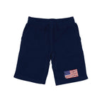 Graphic Shorts, US Flag 2, Navy, 2X