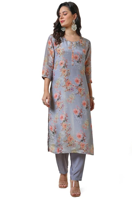 Soch Women Tissue Floral Print Kurta Set