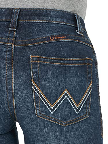 Wrangler Women's Willow Mid Rise Performance Waist Boot Cut Ultimate Riding Jean, Lovette, 11-36