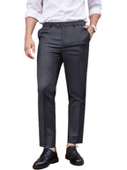 CB-COLEBROOK Mens Formal Pants Stretch Work Dress Pants 30/32/34/36/38 Quick Dry Lightweight Casual Comfy Trousers with Pockets 