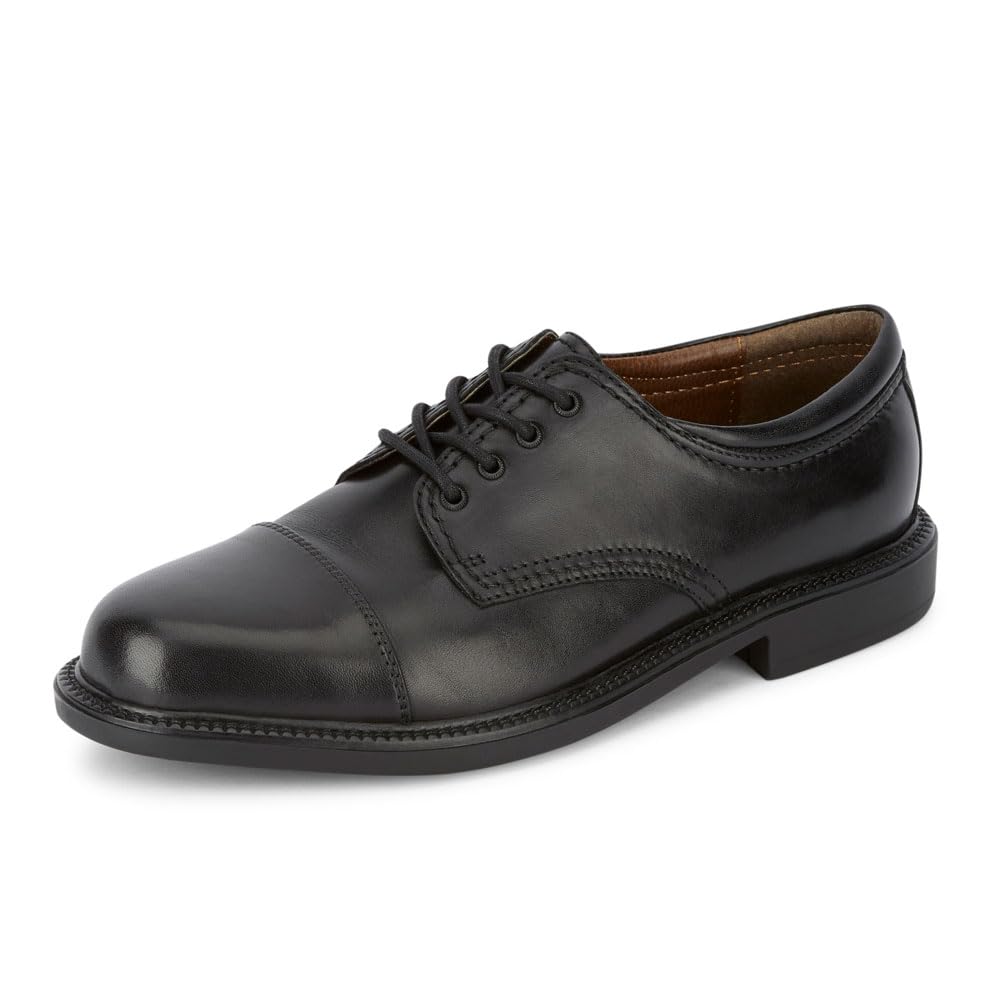 Dockers Mens Gordon Leather Oxford Dress Shoe,Black,12 W US