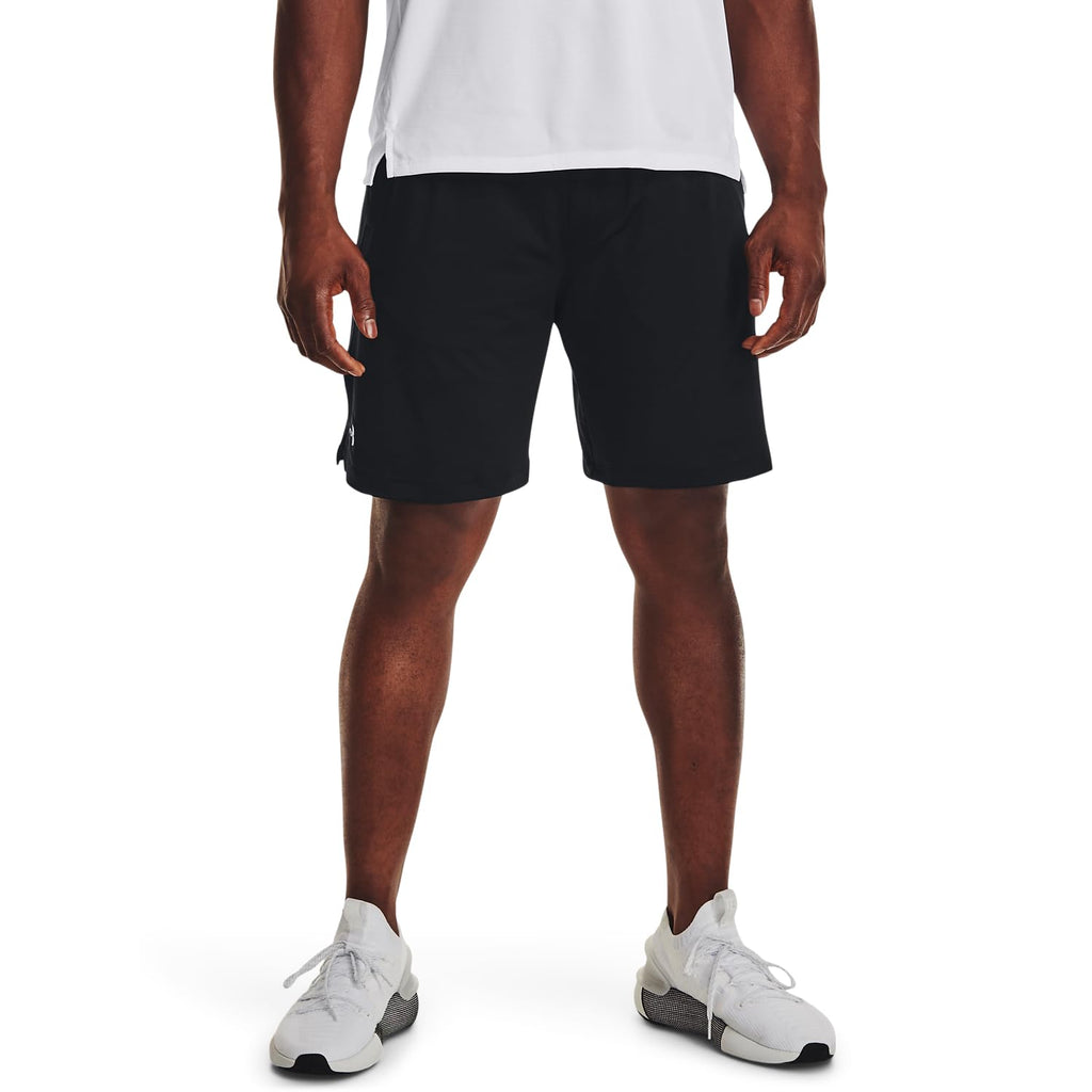Under Armour Men's Tech Vent Shorts, (001) Black/Black/Black, Large