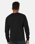 Champion Garment Dyed Long Sleeve T-Shirt XL Saltwater