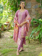 Libas WomenS Silk Blend Kurta Set (277160R