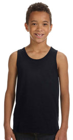 Youth Jersey Tank - BLAcK - M(D0102H7W5S6)